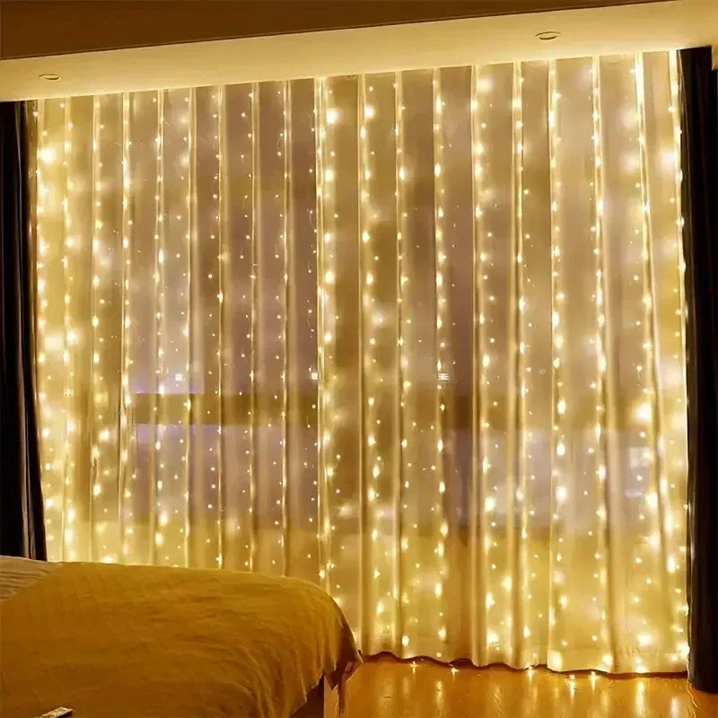 3m USB Fairy Curtain Lights with Remote