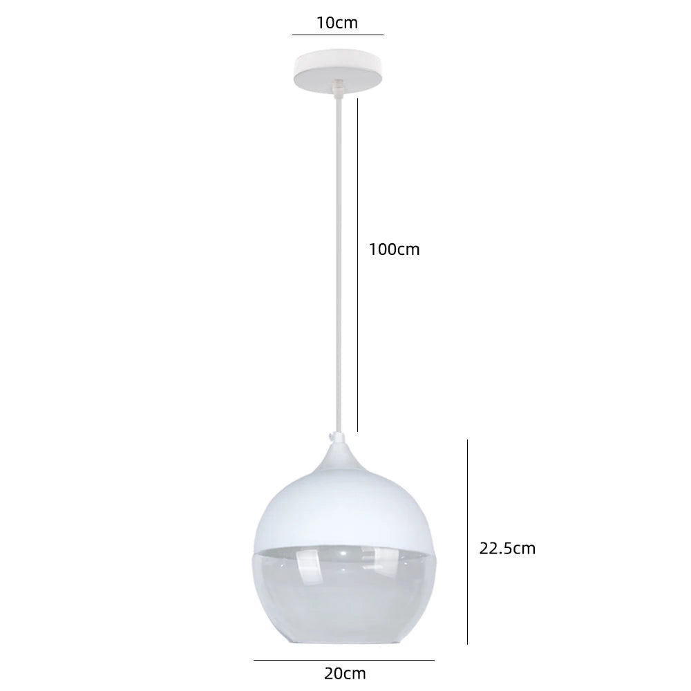 Modern Glass Hanging Pendant Lamp