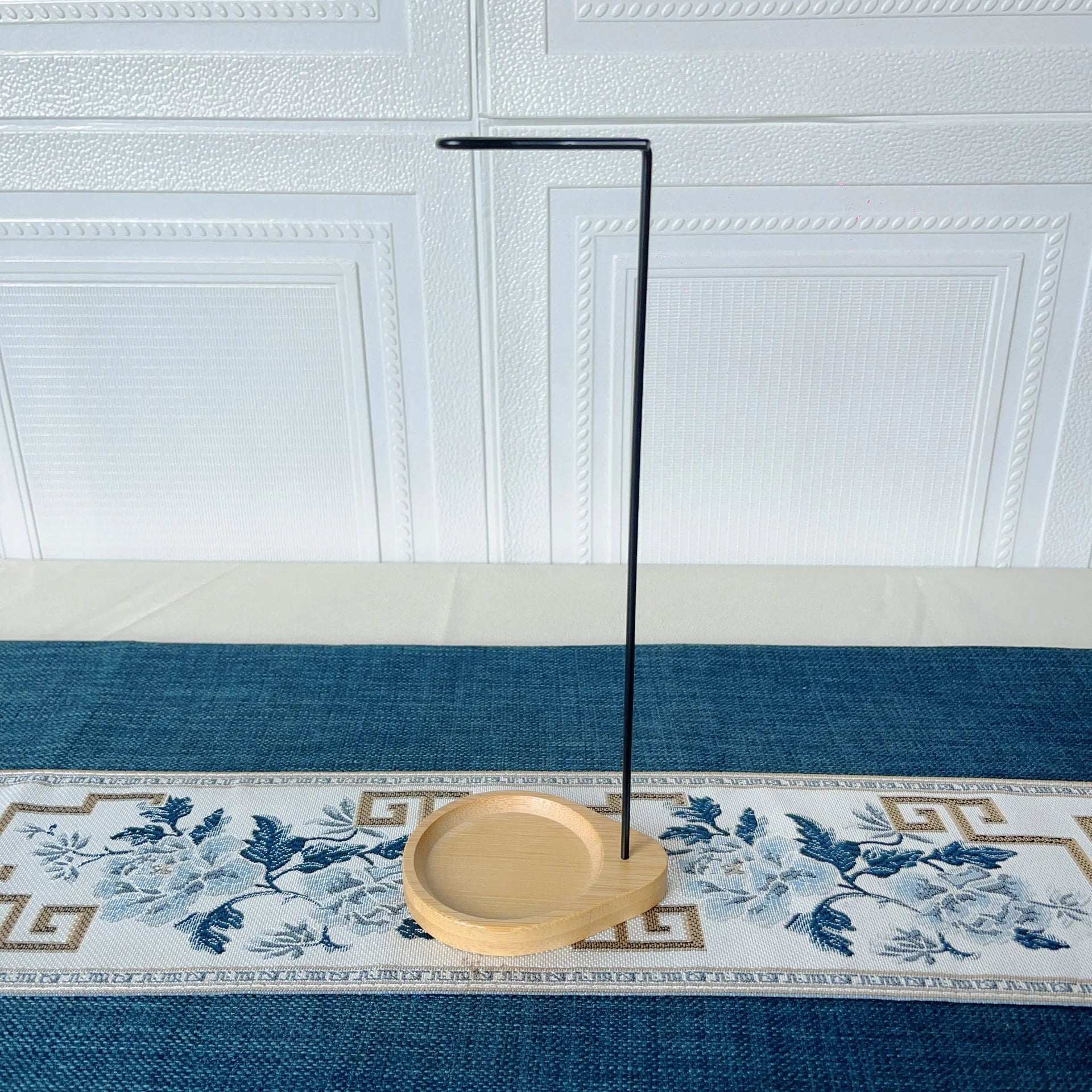 Backflow Incense Burner with Wooden Tray
