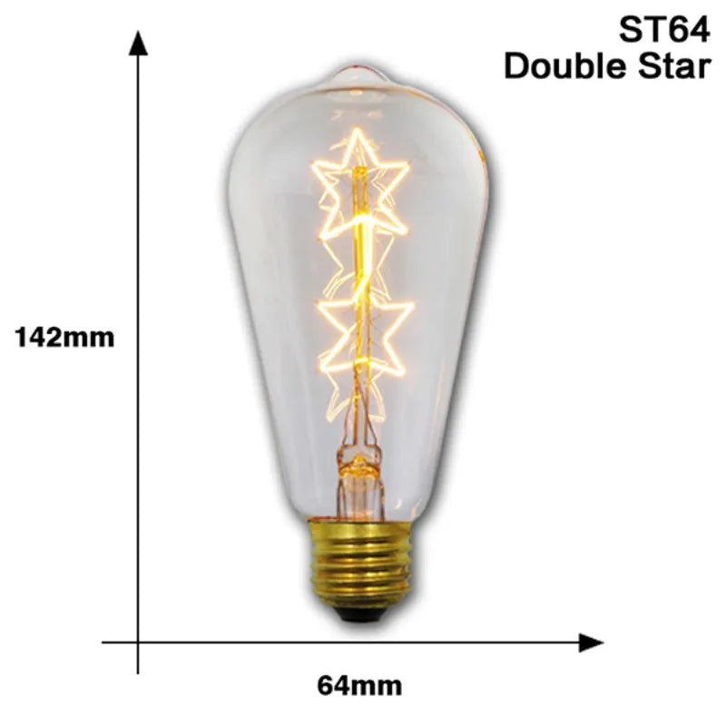 Vintage Edison Bulb E27 - Multiple Shapes