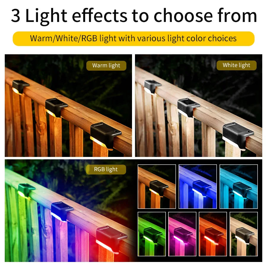 Solar LED Stair Step Light