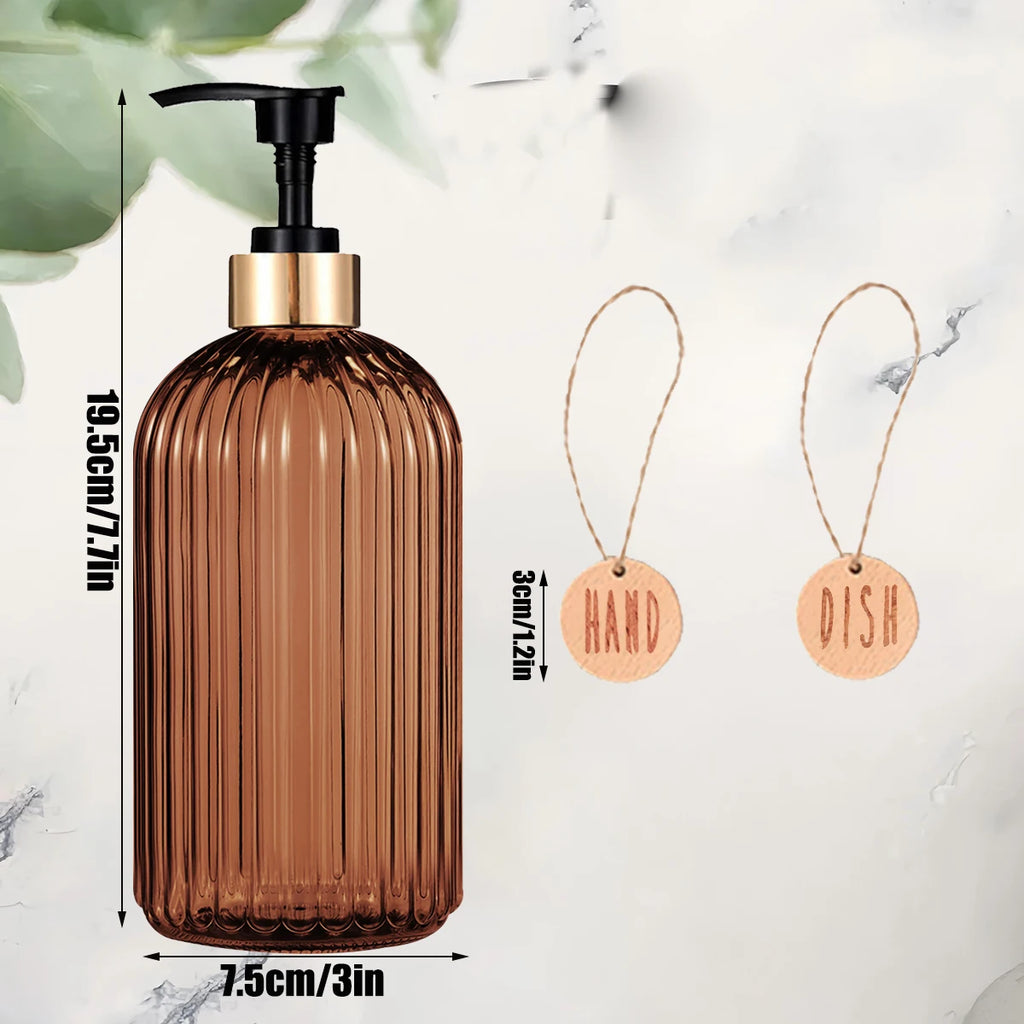 Refillable Press Soap Dispenser Bottle