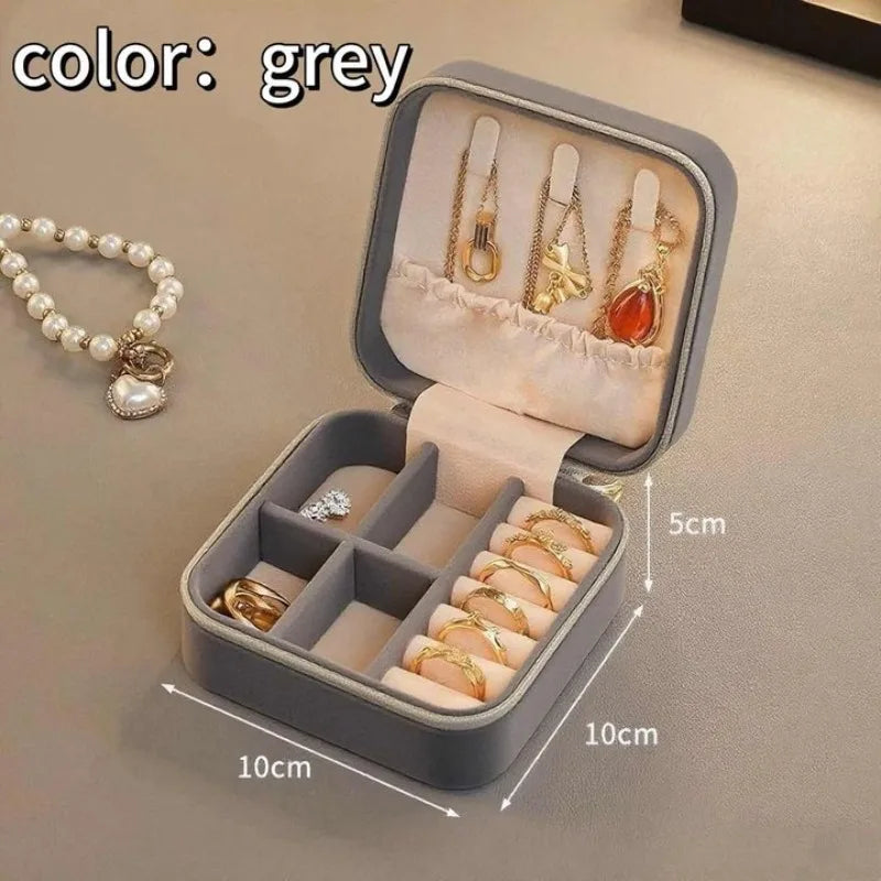 Mini Leather Jewelry Case