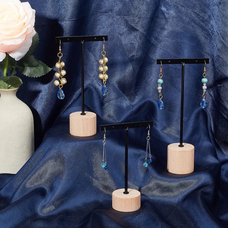 Metal T-Bar Earring Stand