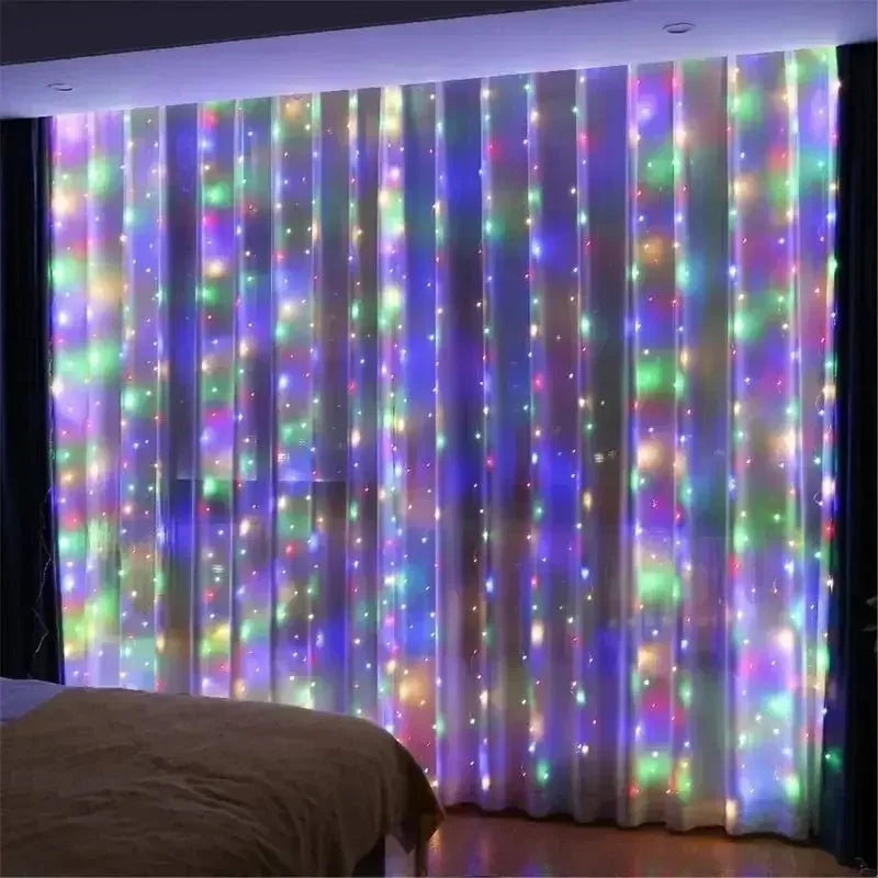 3m USB Fairy Curtain Lights with Remote