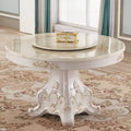 Gold Round Dining Table Set