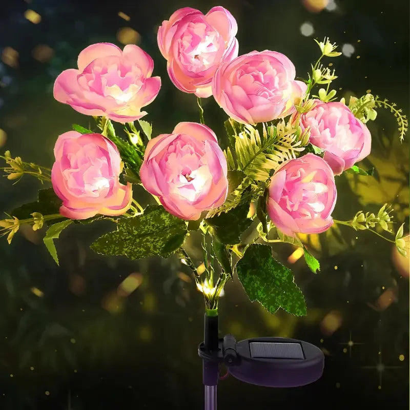 7-Head Camellia Solar Light