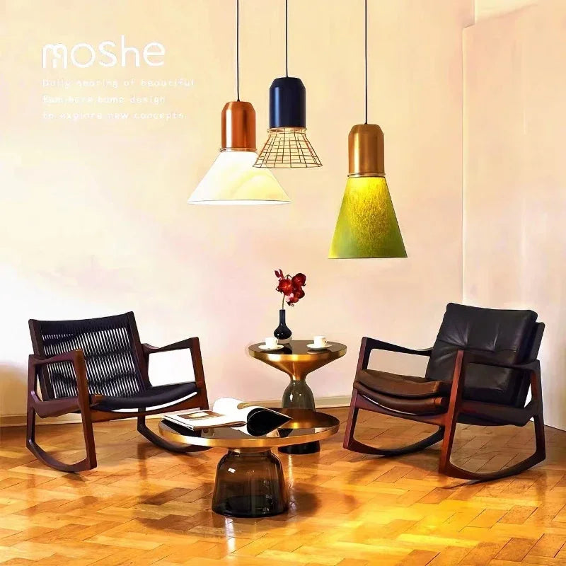Round Glass Nordic Side Table