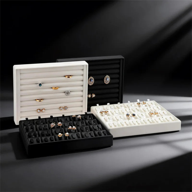 Stackable Leather Ring Tray