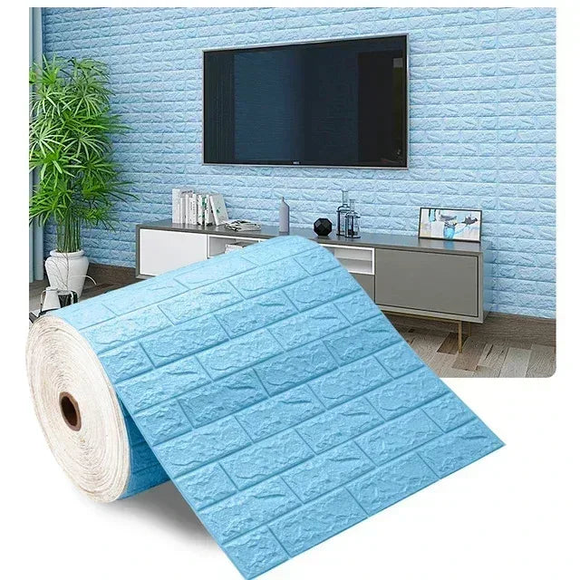 3D Brick Self-Adhesive Waterproof Wallpaper