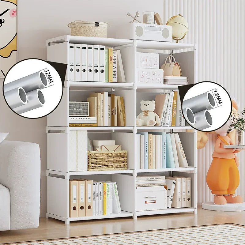 Multi-Layer Assembly Storage Bookshelf