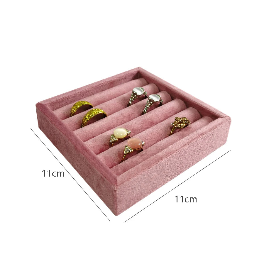 Velvet Jewelry Organizer Trays
