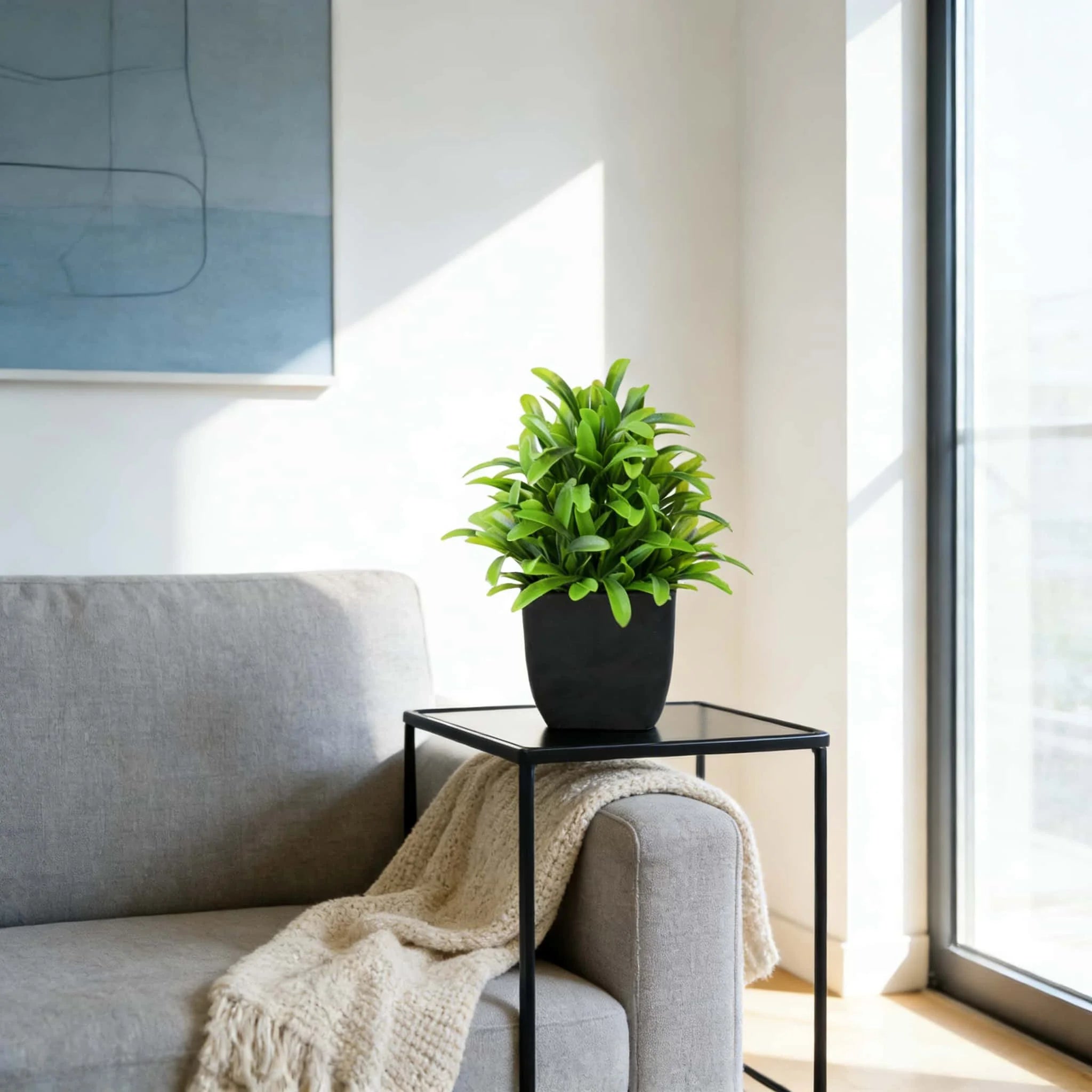 Mini Faux Eucalyptus Potted Plant