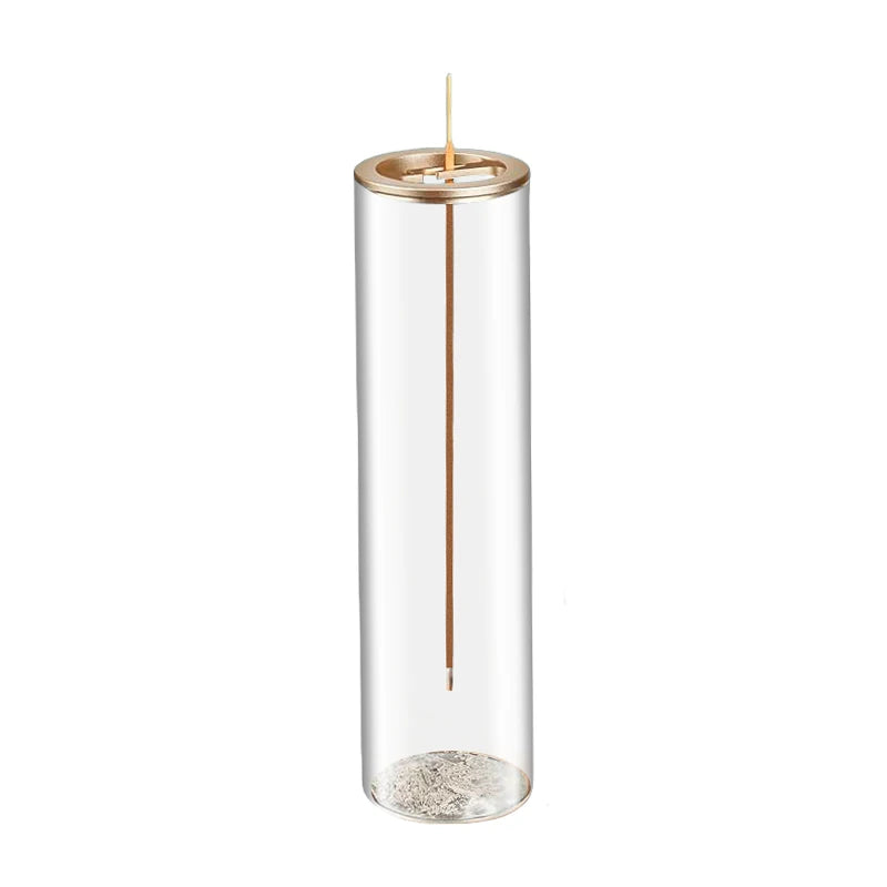 Glass Backflow Incense Burner with Ash Catcher