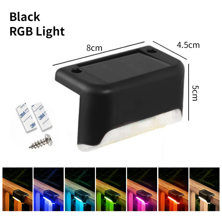 Solar LED Stair Step Light