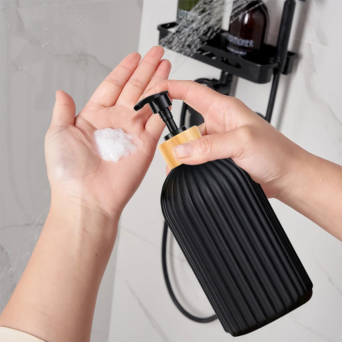 Bathroom Countertop Storage & Soap Set