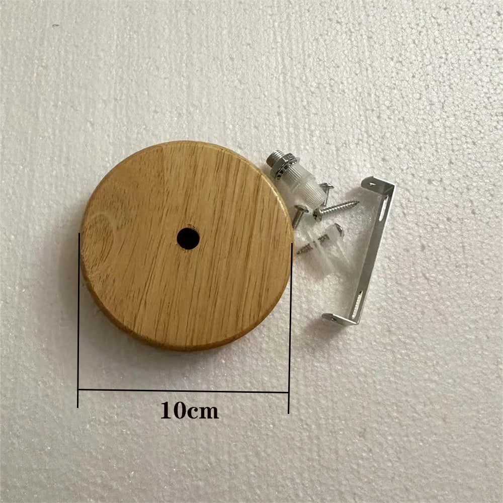 Wooden Ceiling Rose Lamp Base
