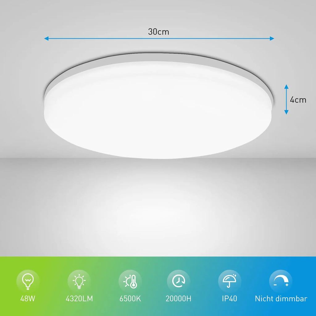 Ultra-Thin Round LED Ceiling Lamp