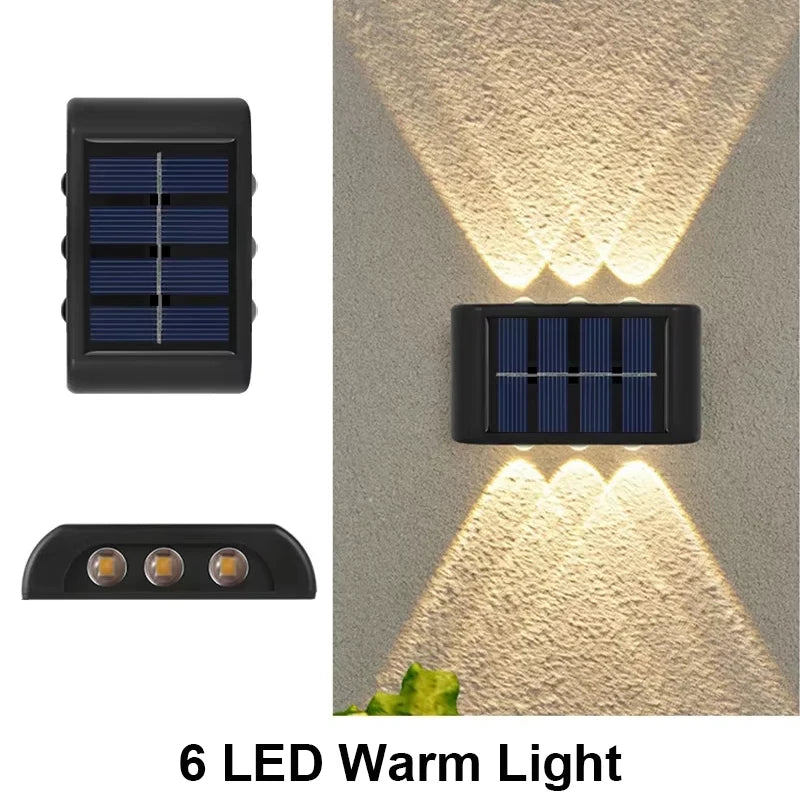 Solar Garden Fence Wall Light