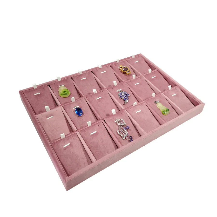 Velvet Jewelry Organizer Trays
