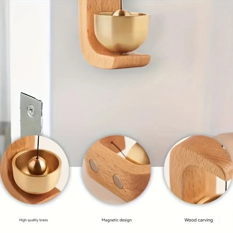Brass Magnetic Doorbell Wind Chime