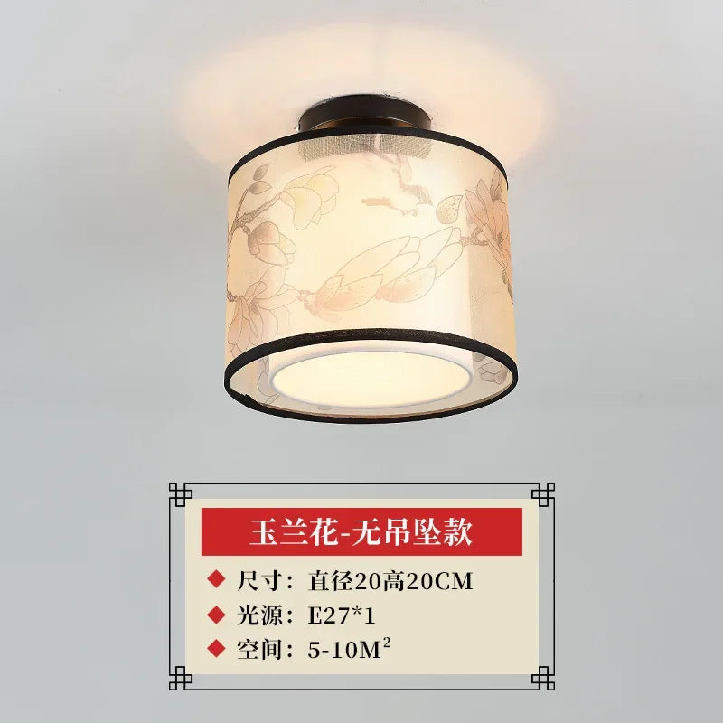 Chinese Lotus Pendant Ceiling Light