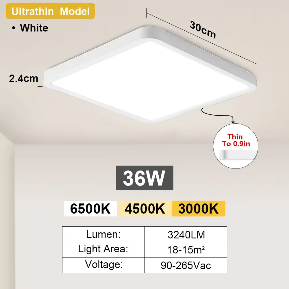 RUNTOIN Smart Dimmable Ceiling Lamp