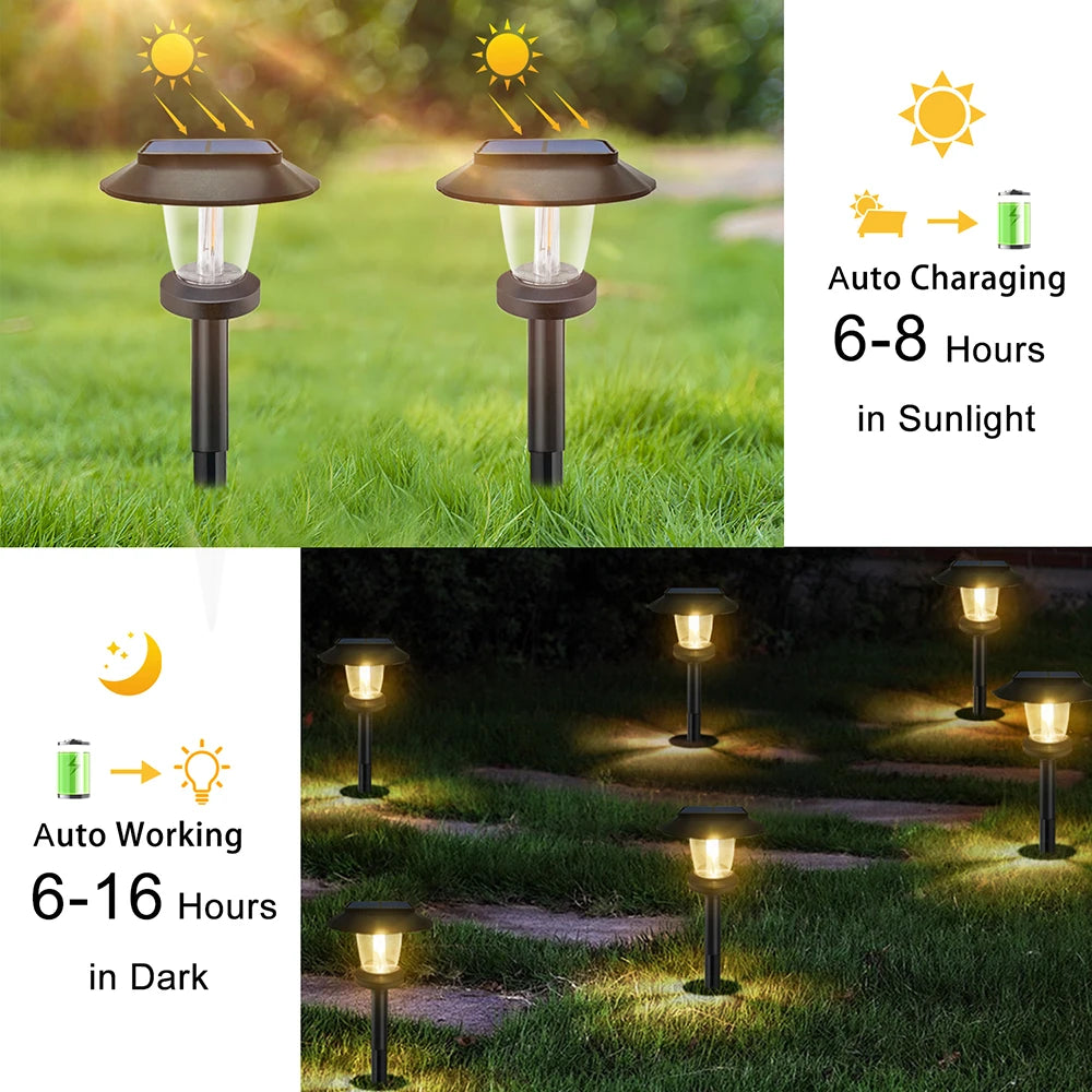 3-Mode Solar Pathway Lights