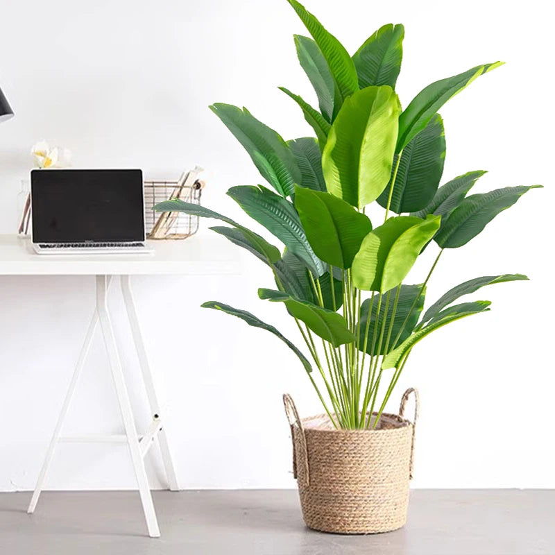 Large Artificial Palm & Monstera Leaves