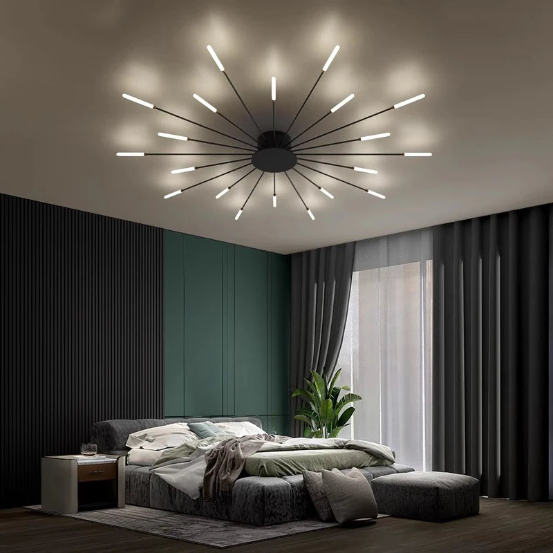 Firework Spiral LED Chandelier