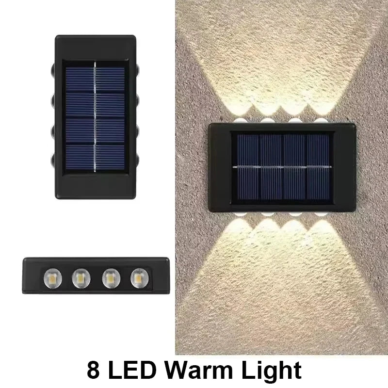 Solar Garden Fence Wall Light