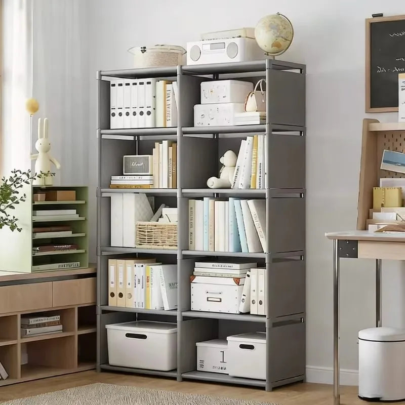 Multi-Layer Assembly Storage Bookshelf