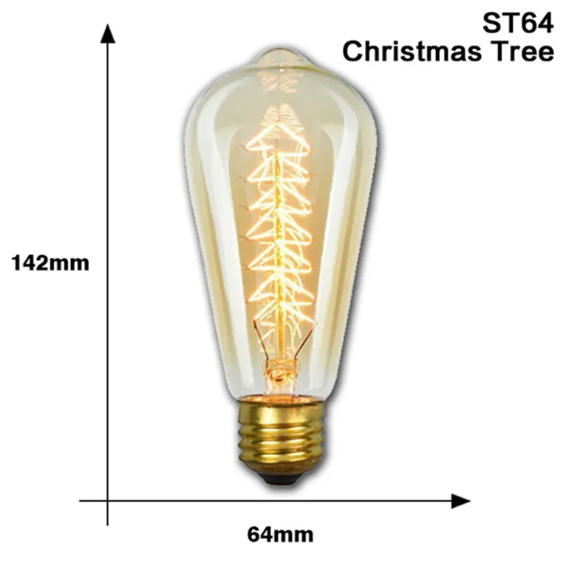 Vintage Edison Bulb E27 - Multiple Shapes