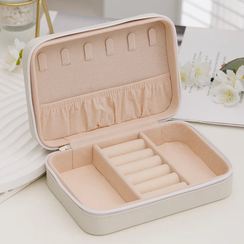 Leather Travel Jewelry Box