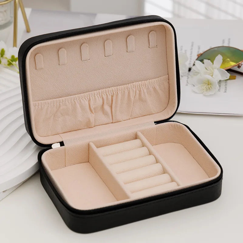Leather Travel Jewelry Box