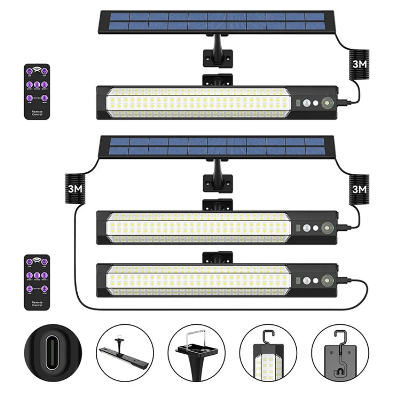 Solar Motion Wall Light Remote