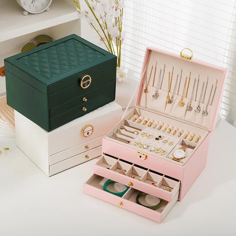 Leather Travel Jewelry Box