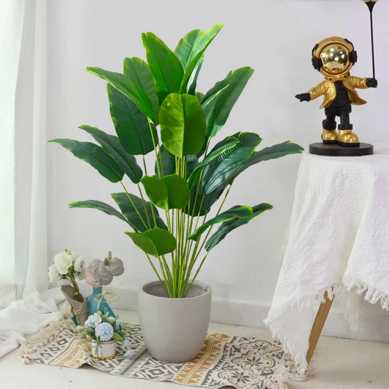 Large Artificial Palm & Monstera Leaves