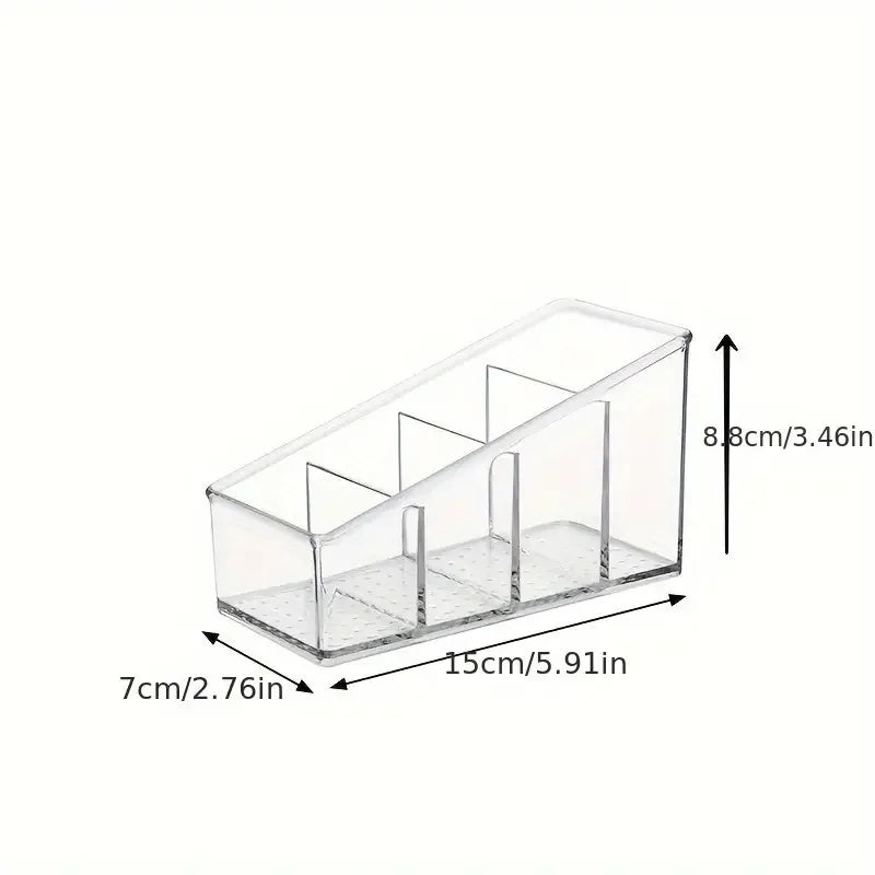 Clear Remote Control Holder - 4 Slots