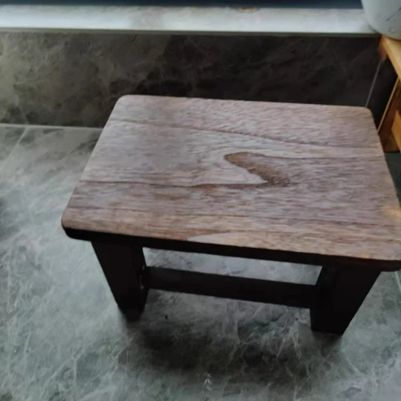 Paulownia Wood Shoe Stool