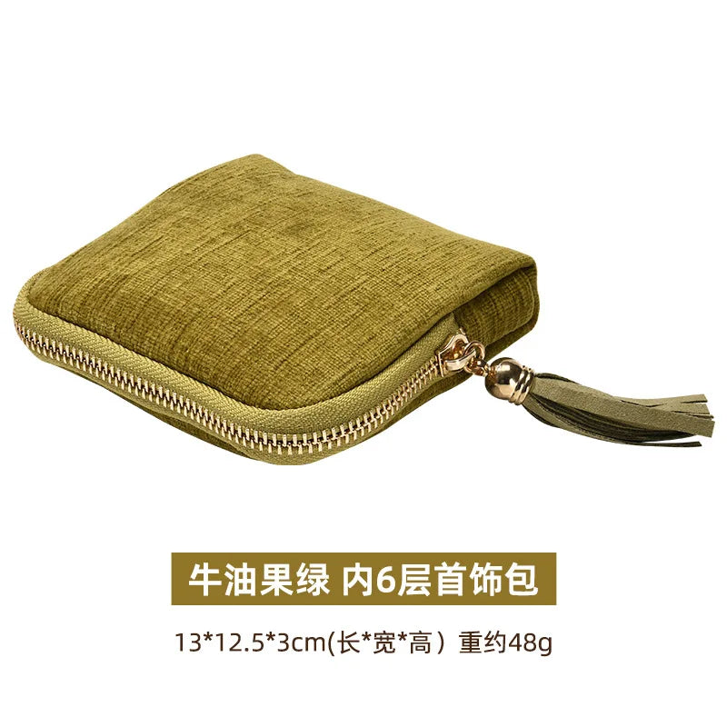 Tassel Jewelry Travel Pouch