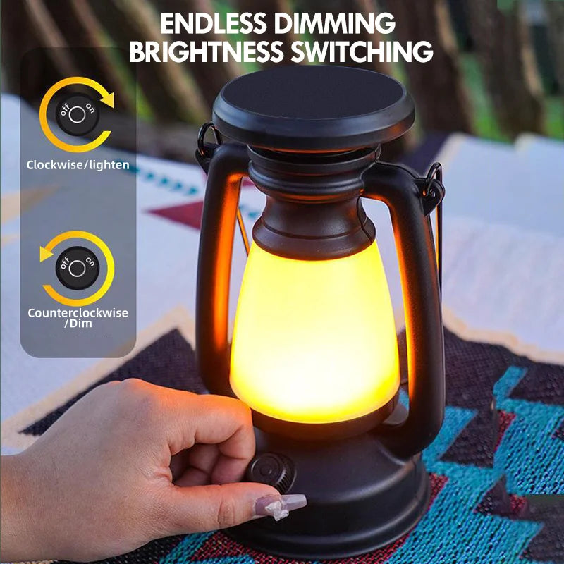 Retro Rechargeable LED Lantern Lamp
