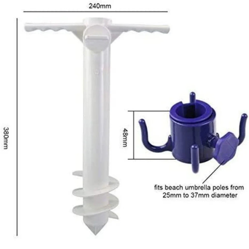 Spiral Beach Umbrella Anchor