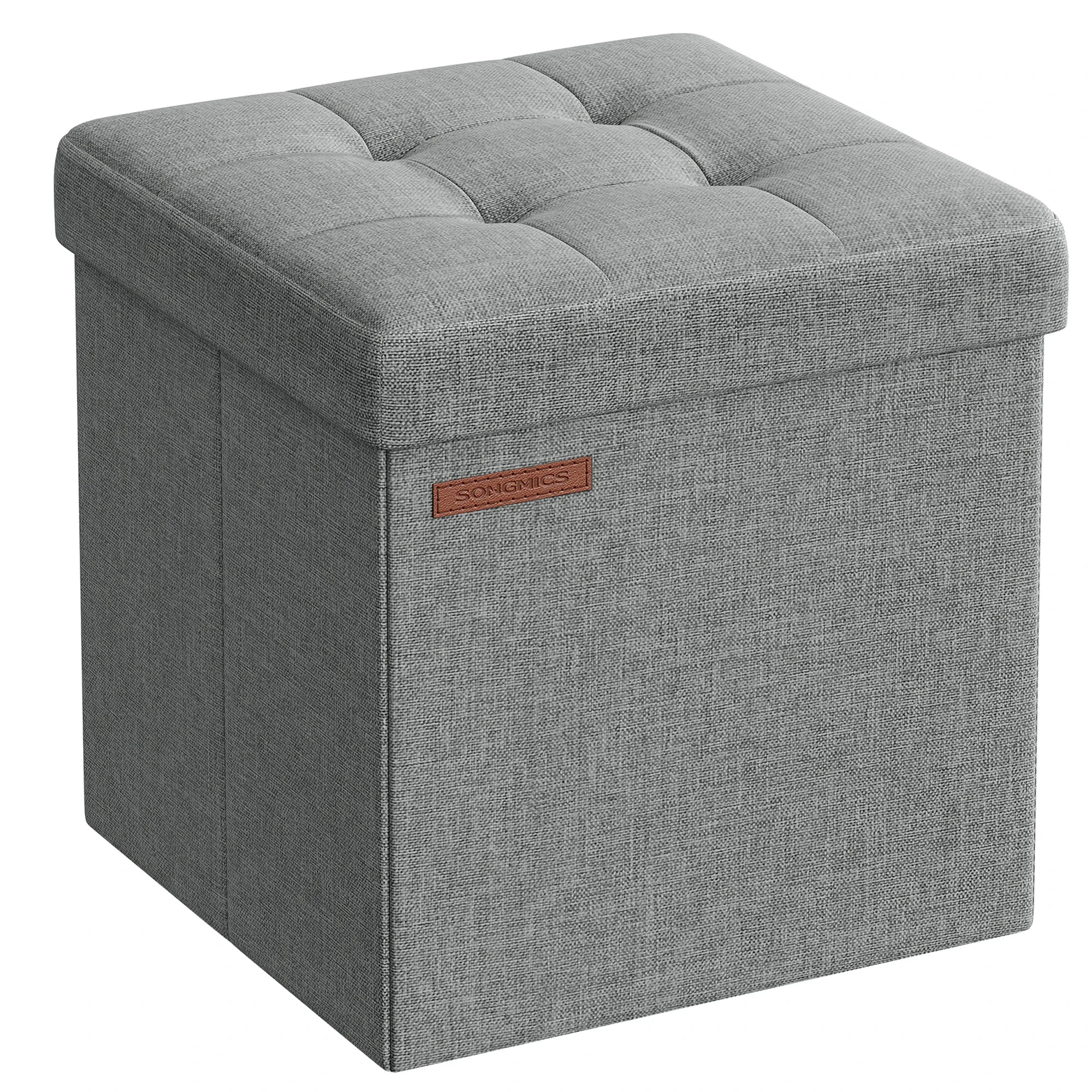SONGMICS Folding Storage Bench