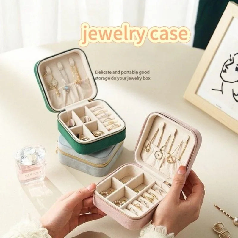 Mini Leather Jewelry Case