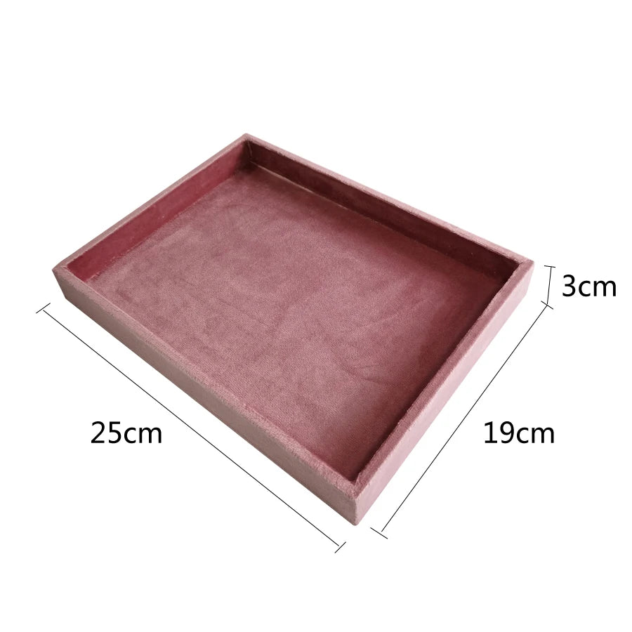 Velvet Jewelry Organizer Trays