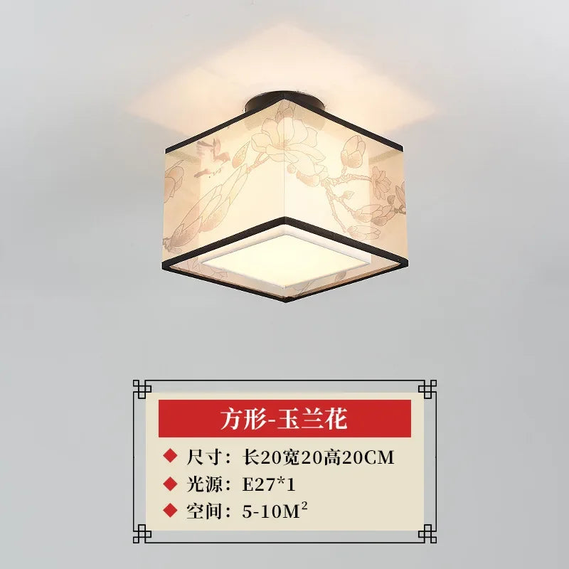 Chinese Lotus Pendant Ceiling Light