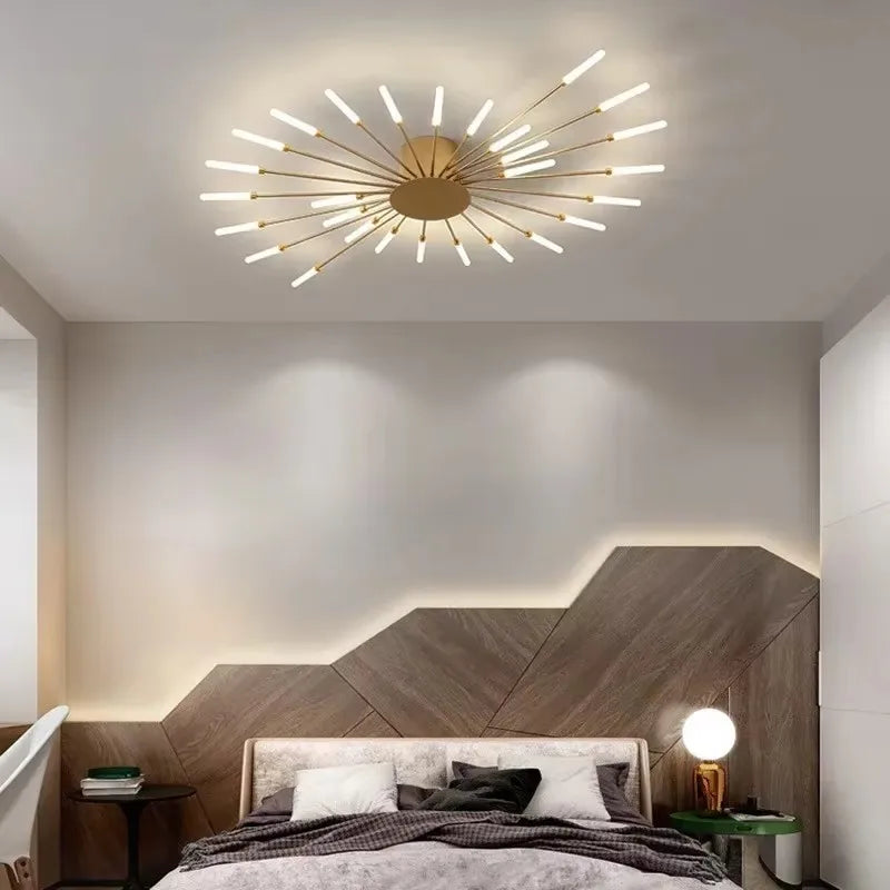 Firework Spiral LED Chandelier