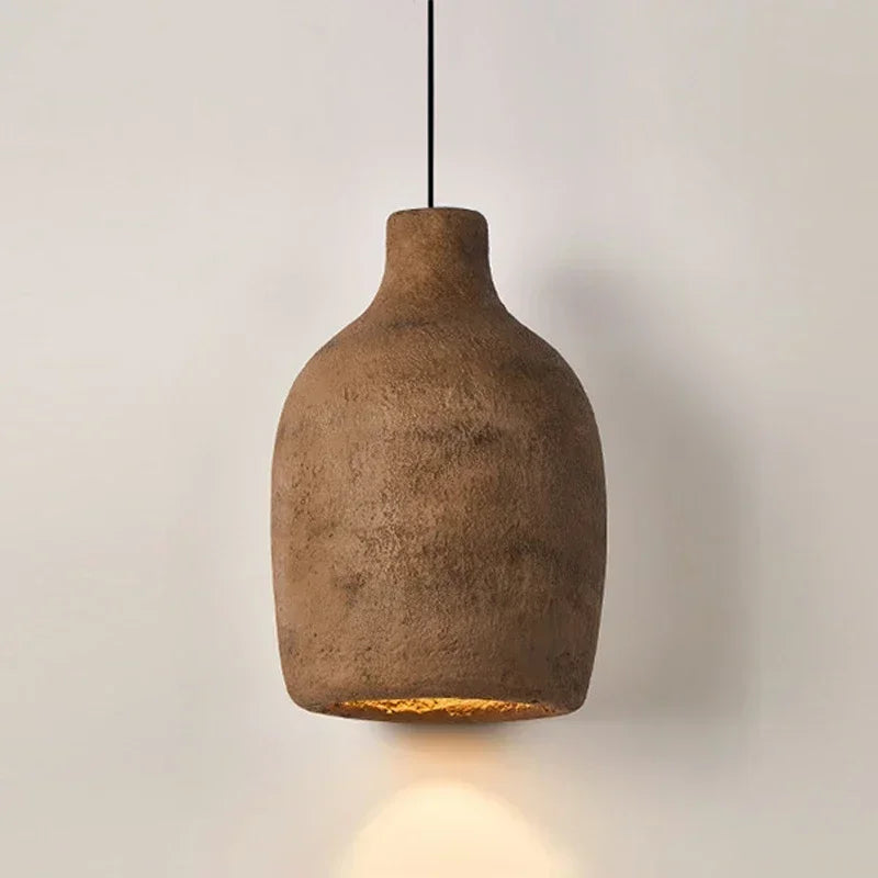 Wabi-Sabi Ceramic Pendant Lamp