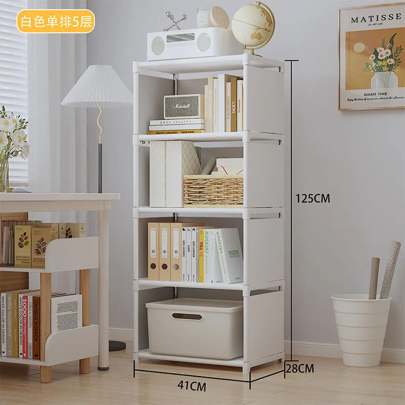 Multi-Layer Assembly Storage Bookshelf